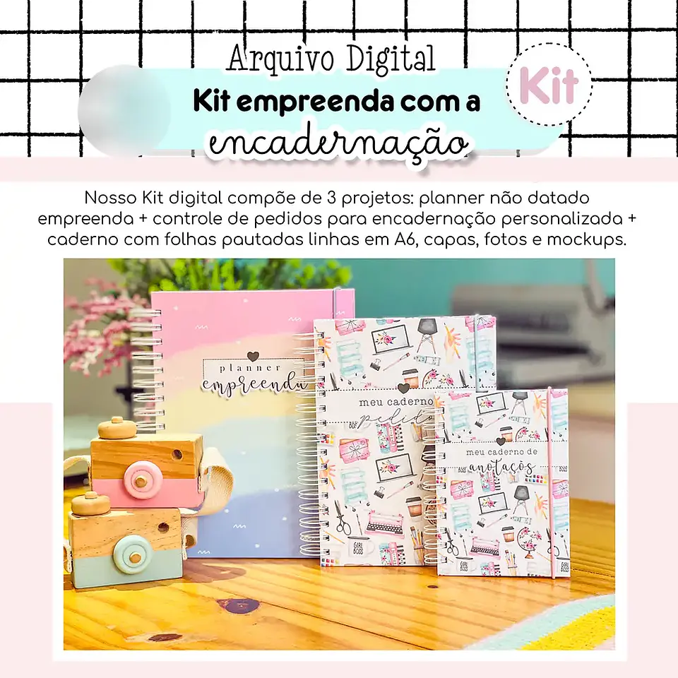 Arquivo Kit Empreenda com Encadernação 2025 - Estudio G19 1