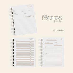 Arquivo Caderno de Receitas - Marta Iurkiu