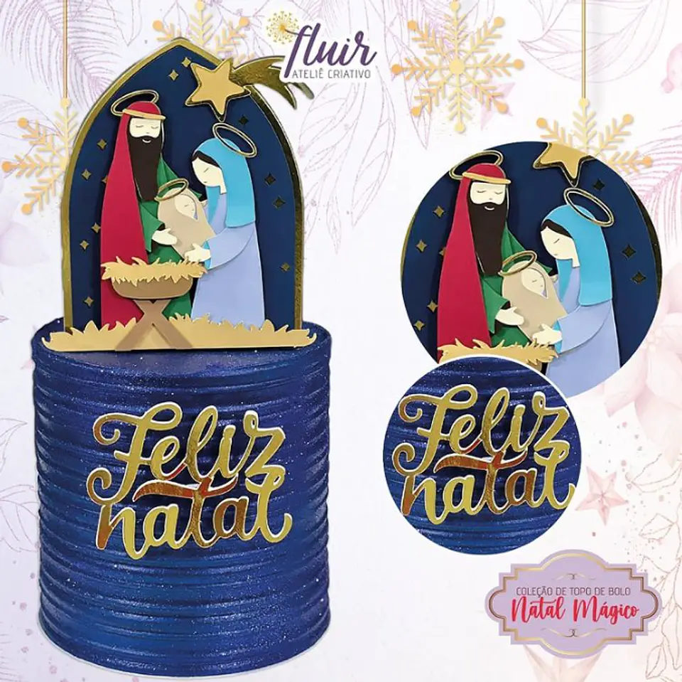 Arquivo de Corte Topo Natal Sagrada Família 1