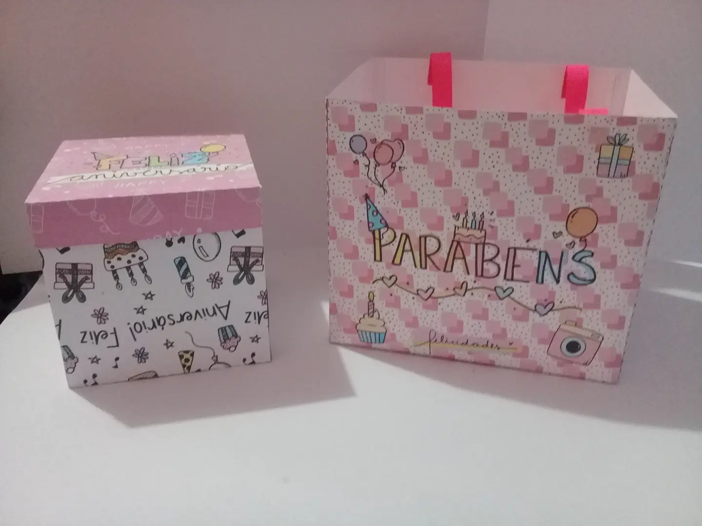 Arquivo de Corte Caixa e Sacola Mini Explosão 1