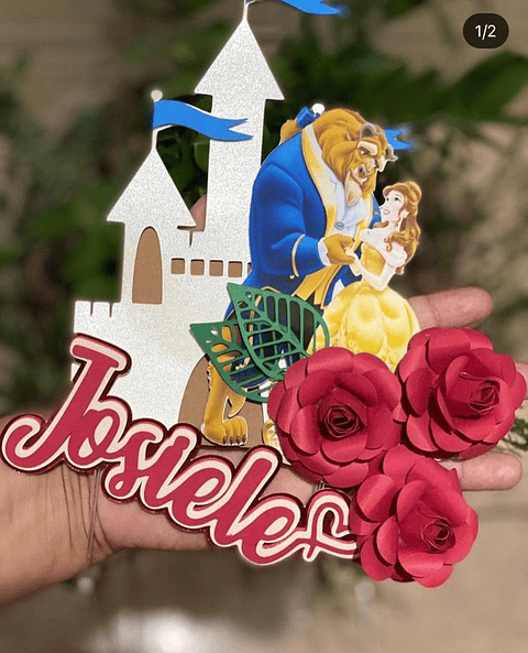 Arquivo de Corte Topo A Bela e a Fera