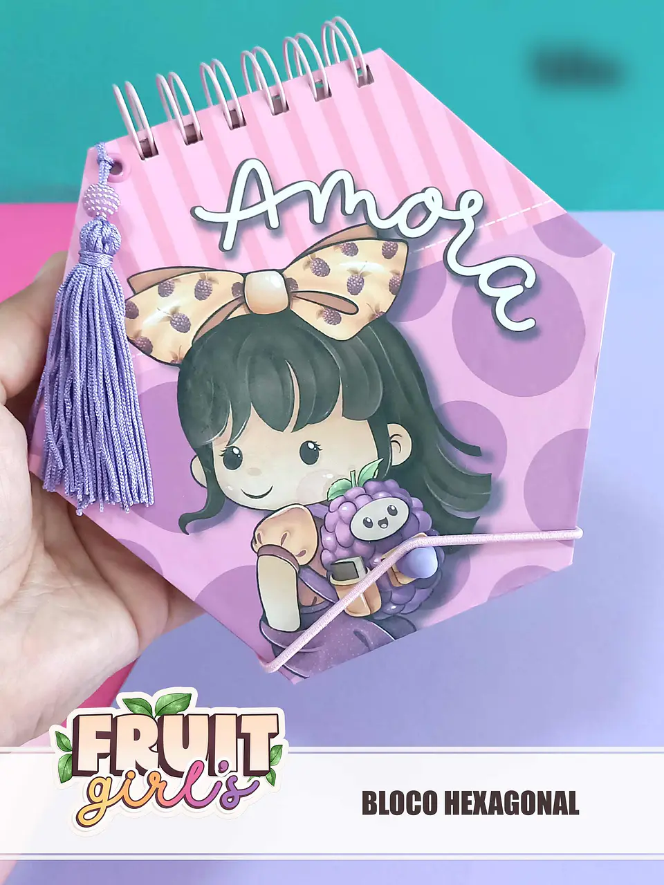 Arquivo Fruit Girls Encadernação Especial + Vídeo Aula - 5