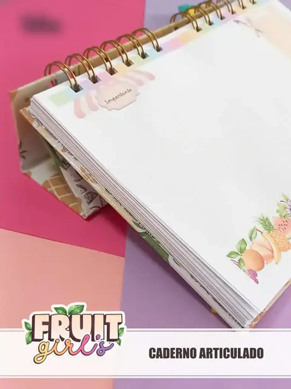 Arquivo Fruit Girls Encadernação Especial + Vídeo Aula - 10