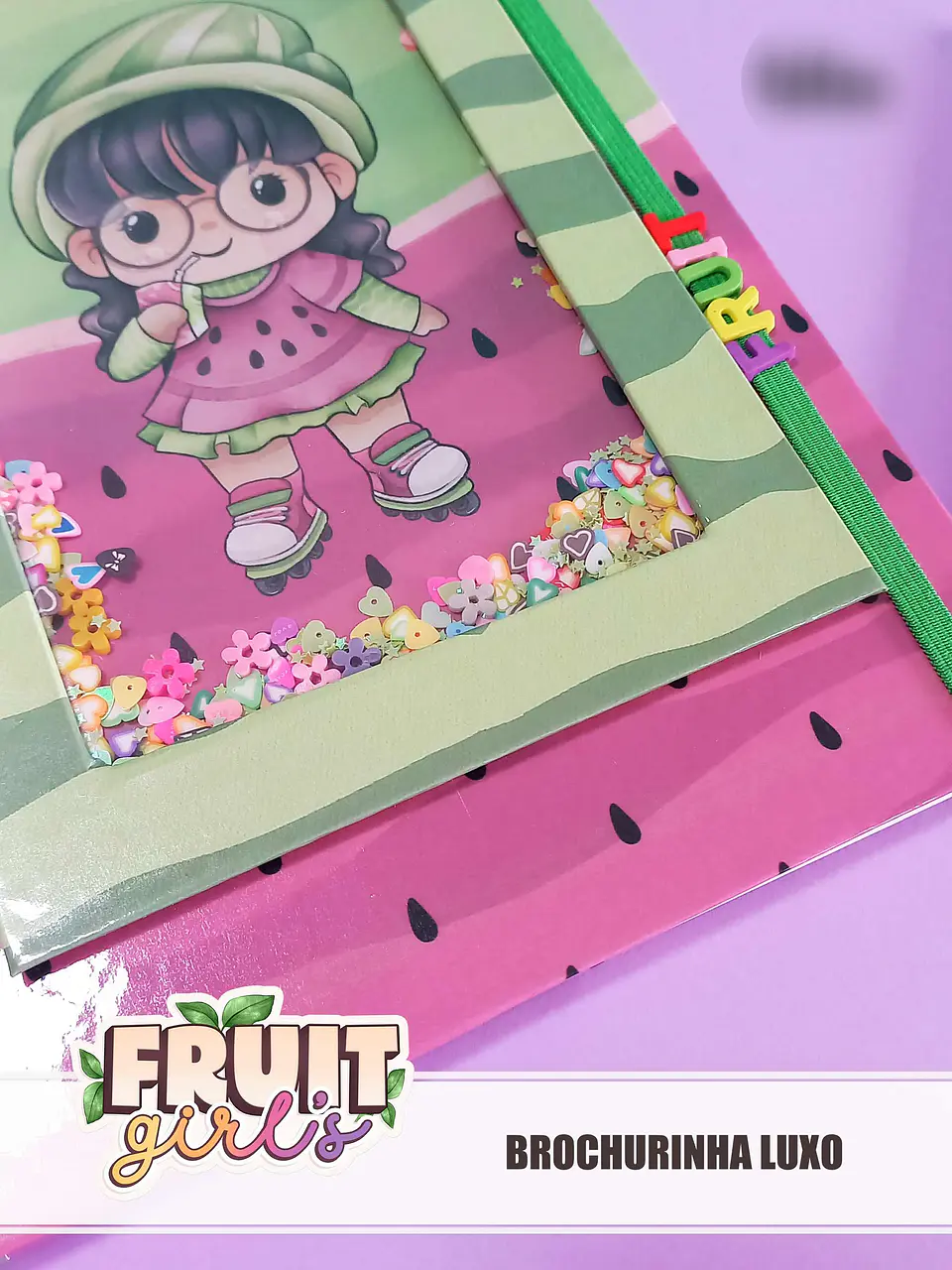 Arquivo Fruit Girls Encadernação Especial + Vídeo Aula - 17