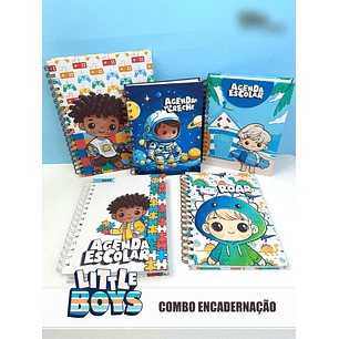 Arquivo Little Boys - Combo Encadernação Escolar -TITA