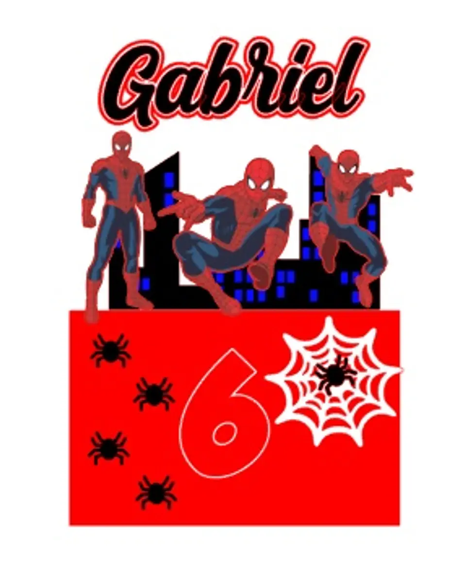Arquivo de Corte Topo Homem Aranha 1