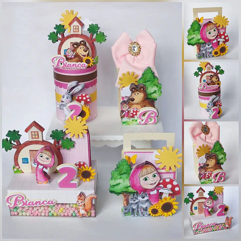 Arquivo de Corte Masha e Urso