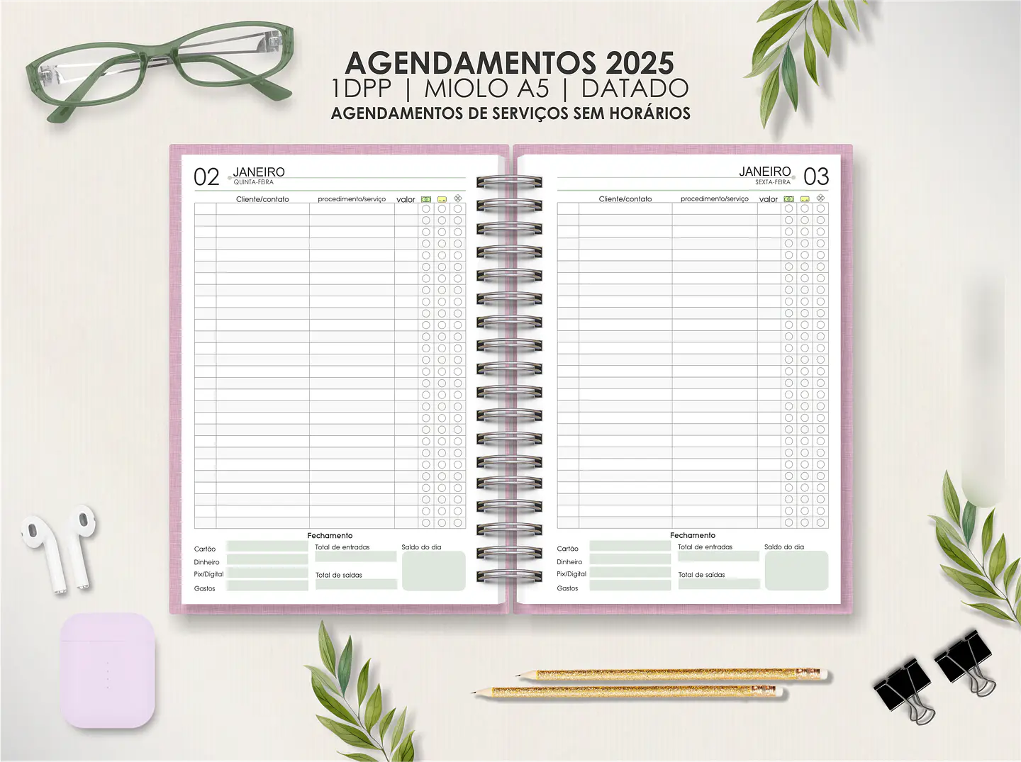 Arquivo Agendamento 2025 Sem Horário - Moldes da Lê 5