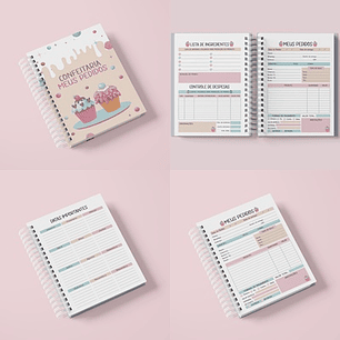 Arquivo Caderno de Pedidos da Confeiteira - STUDIO RAFA