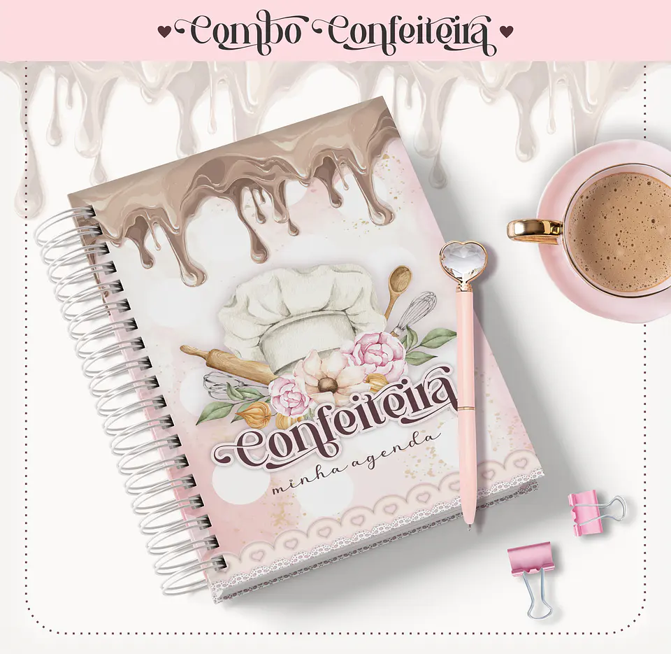 Encadernação Confeitaria Combo - Lina 1