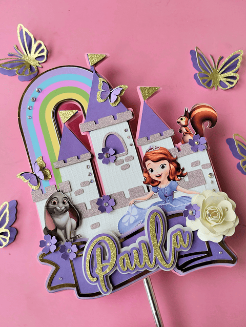 Arquivo de Corte Topo Princesa Sofia