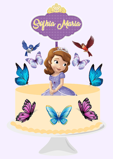 Arquivo de Corte Topo Princesa Sofia