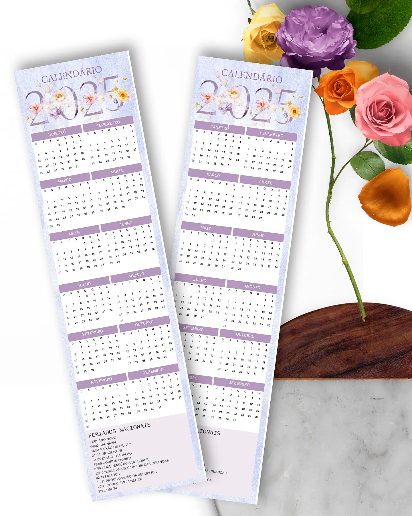 Arquivo Calendário 2025 Coleção Floral Encanto - BICHO PAPEL 4