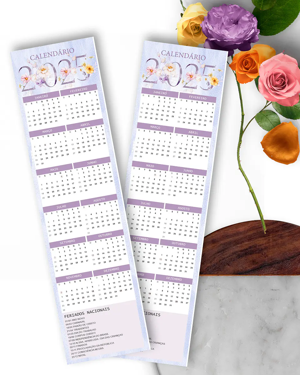 Arquivo Calendário 2025 Coleção Floral Encanto - BICHO PAPEL 4