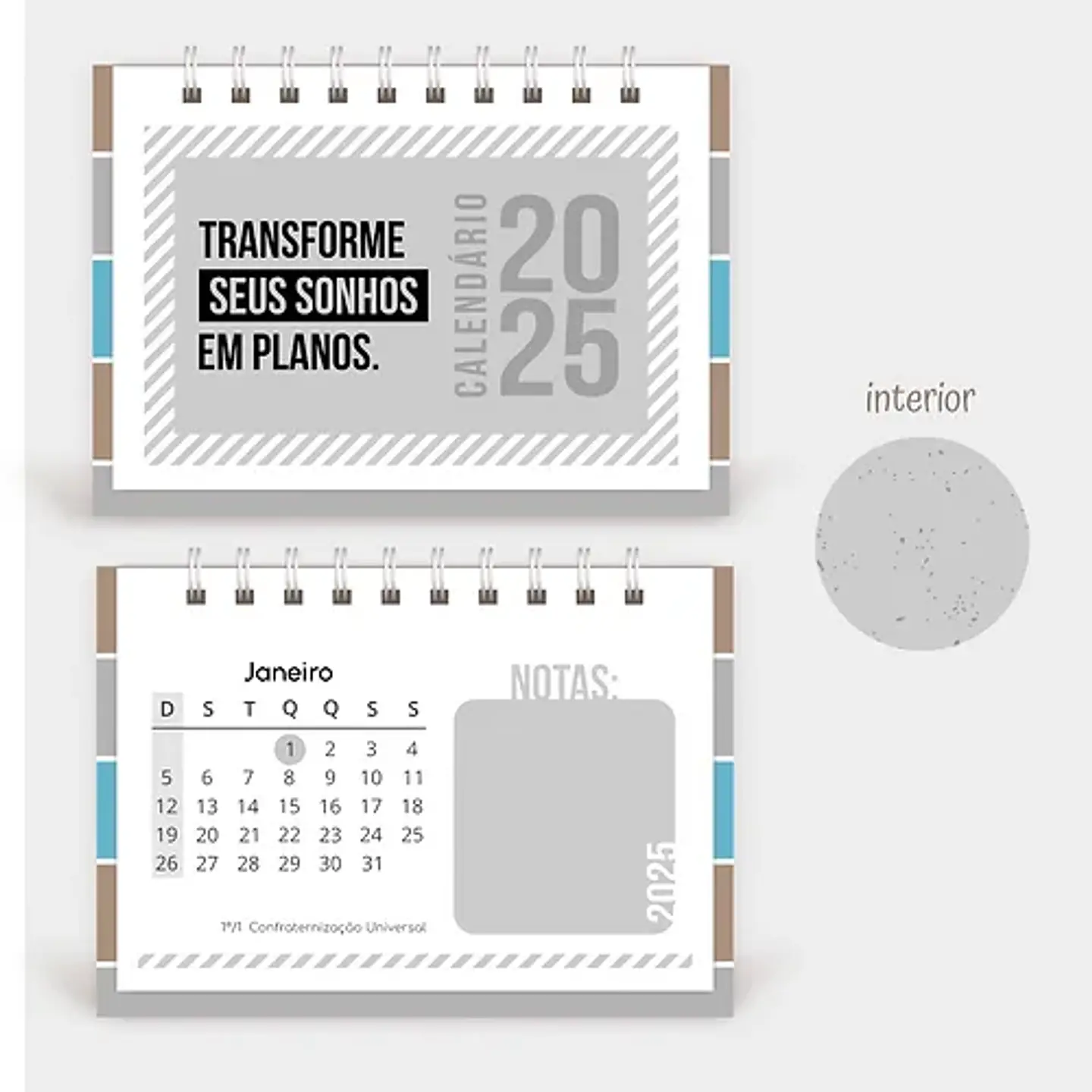 Arquivo Calendários de Mesa 2025 - A6 e Mini - Inspirações - TELMA CONTEL 2