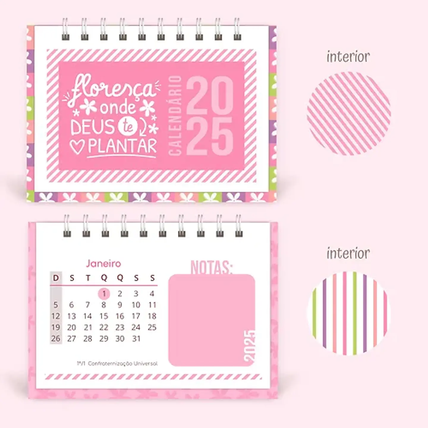 Arquivo Calendários de Mesa 2025 - A6 e Mini - Inspirações - TELMA CONTEL 3