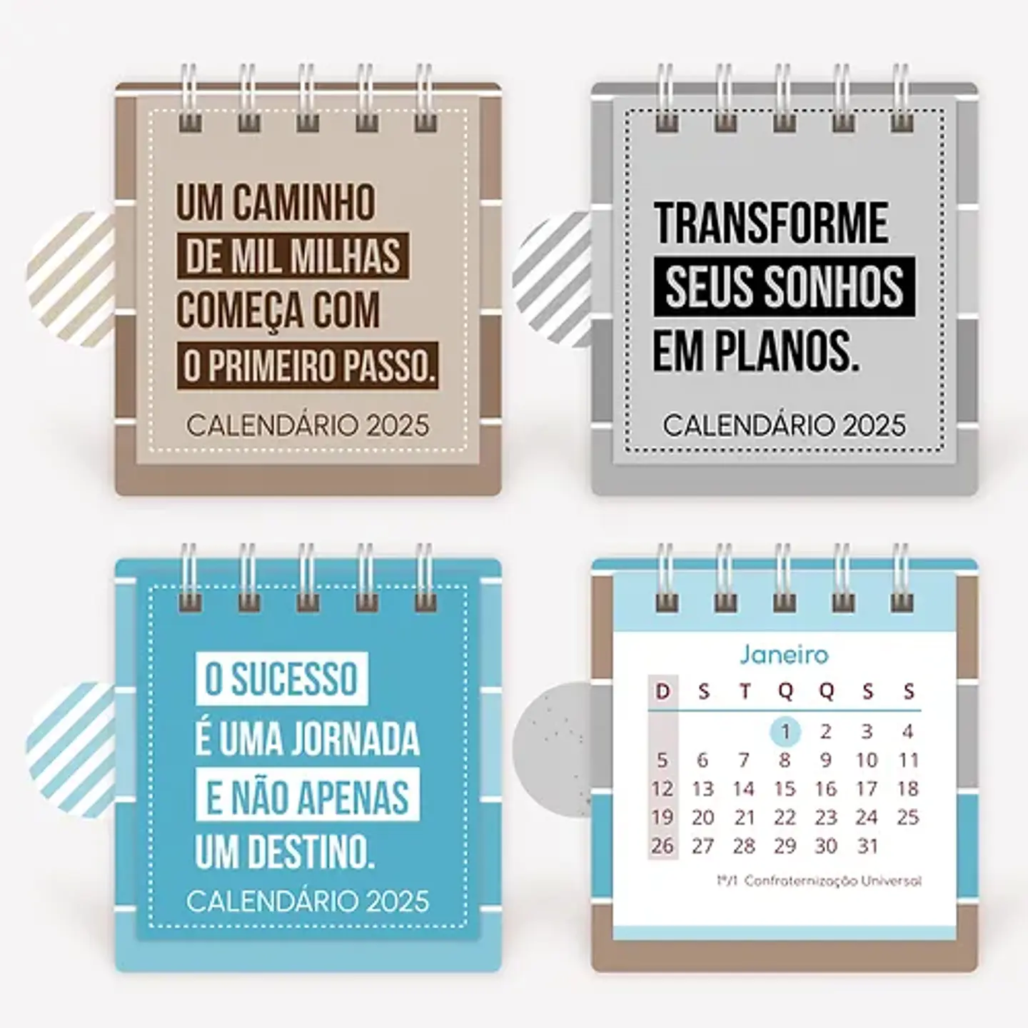 Arquivo Calendários de Mesa 2025 - A6 e Mini - Inspirações - TELMA CONTEL 5