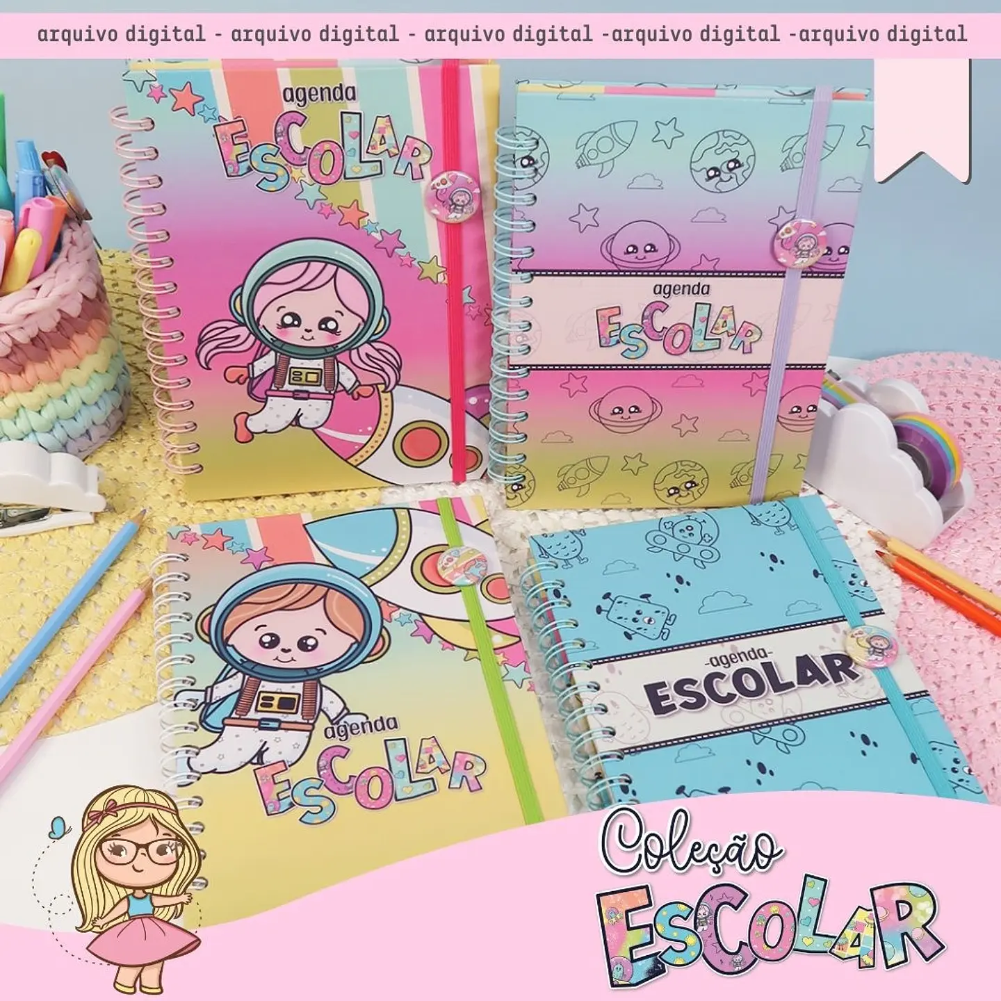 Arquivo Coleção Escolar 2025 Combo Completo - MIMOS PERSONALIZADOS 3