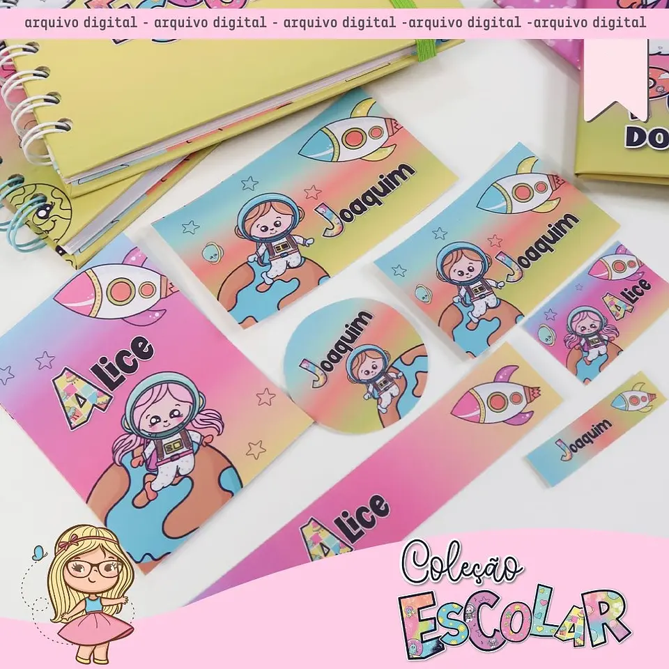Arquivo Coleção Escolar 2025 Combo Completo - MIMOS PERSONALIZADOS 4
