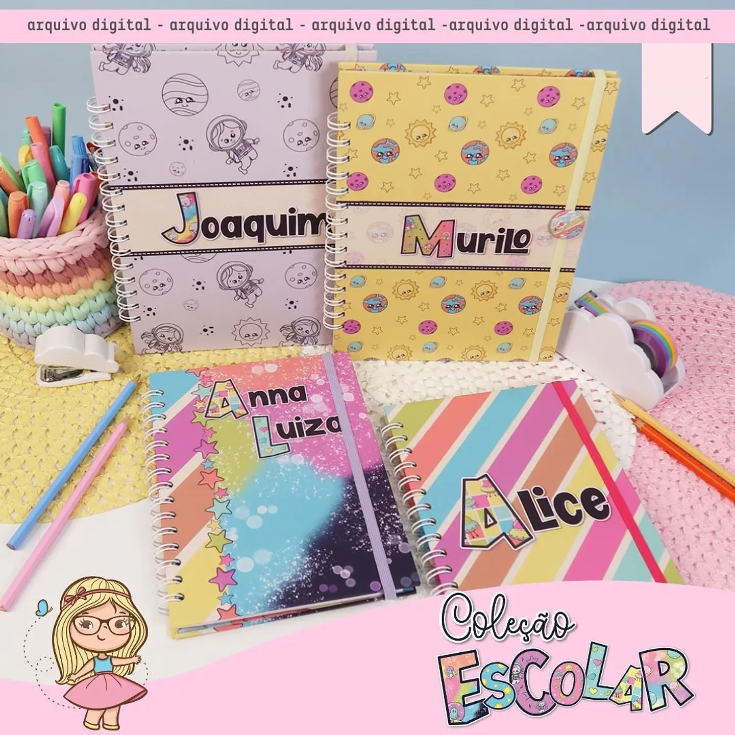 Arquivo Coleção Escolar 2025 Combo Completo - MIMOS PERSONALIZADOS 5