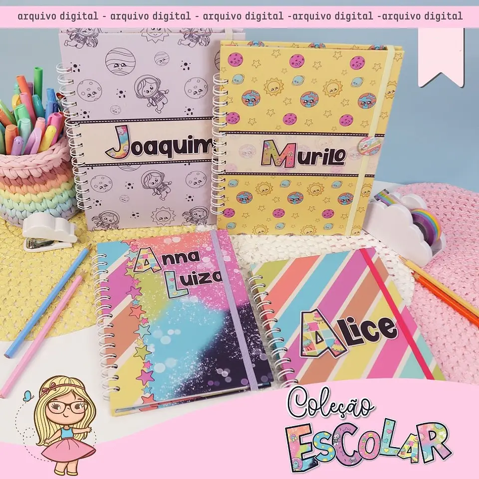 Arquivo Coleção Escolar 2025 Combo Completo - MIMOS PERSONALIZADOS 5