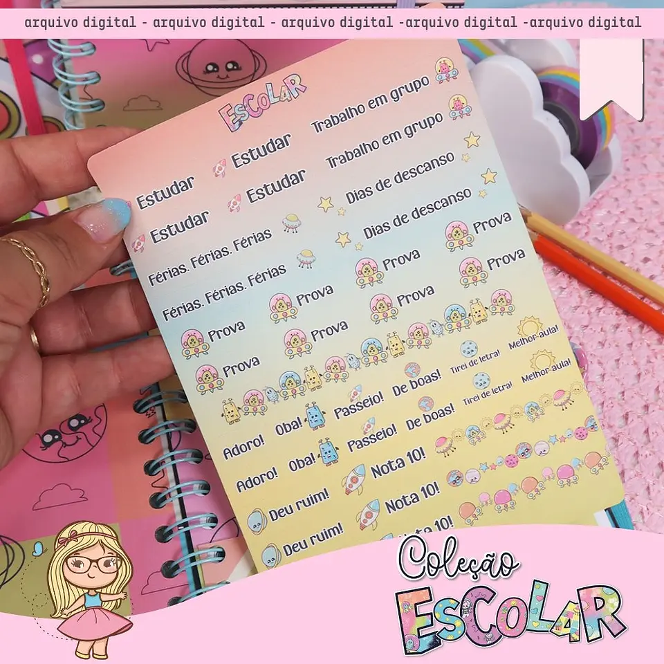 Arquivo Coleção Escolar 2025 Combo Completo - MIMOS PERSONALIZADOS 6