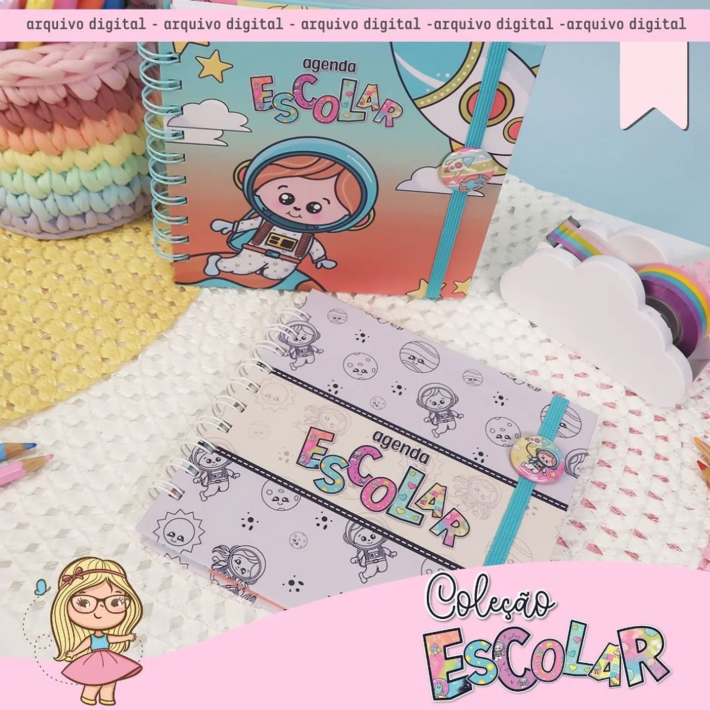 Arquivo Coleção Escolar 2025 Combo Completo - MIMOS PERSONALIZADOS 8