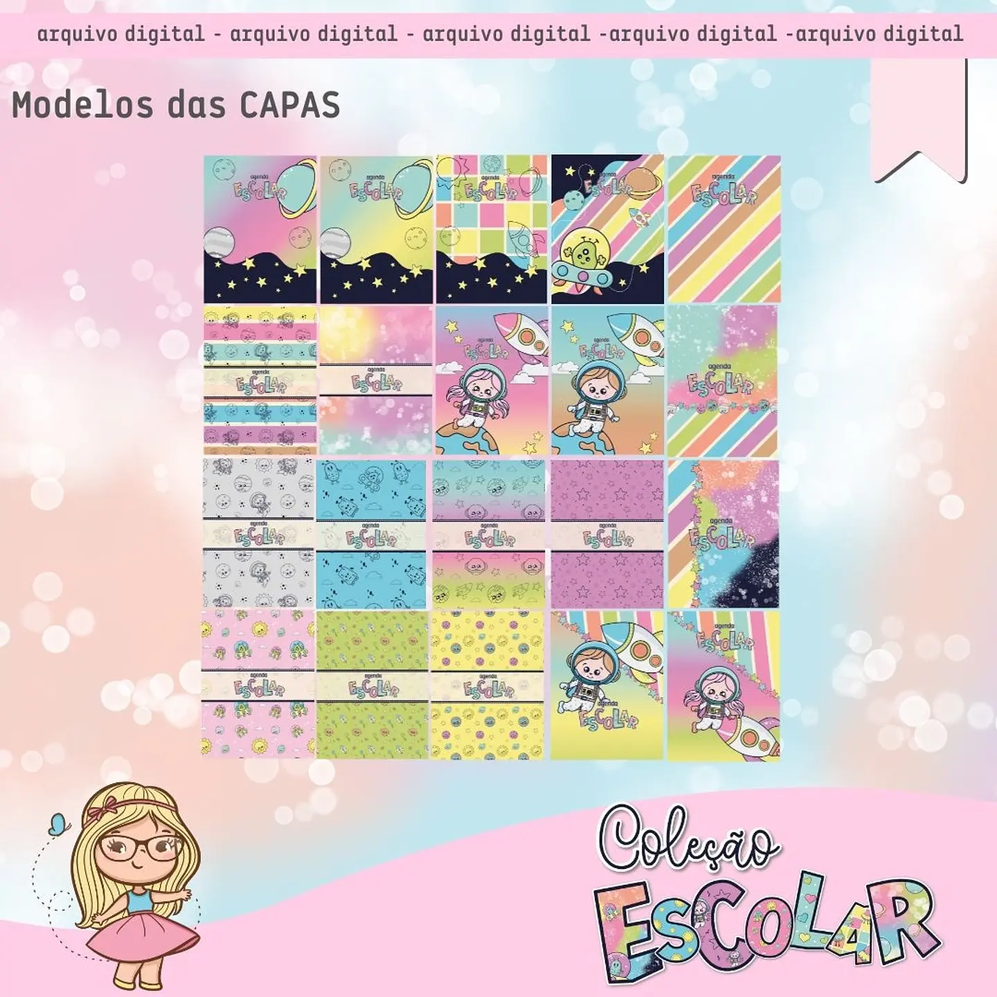 Arquivo Coleção Escolar 2025 Combo Completo - MIMOS PERSONALIZADOS 10