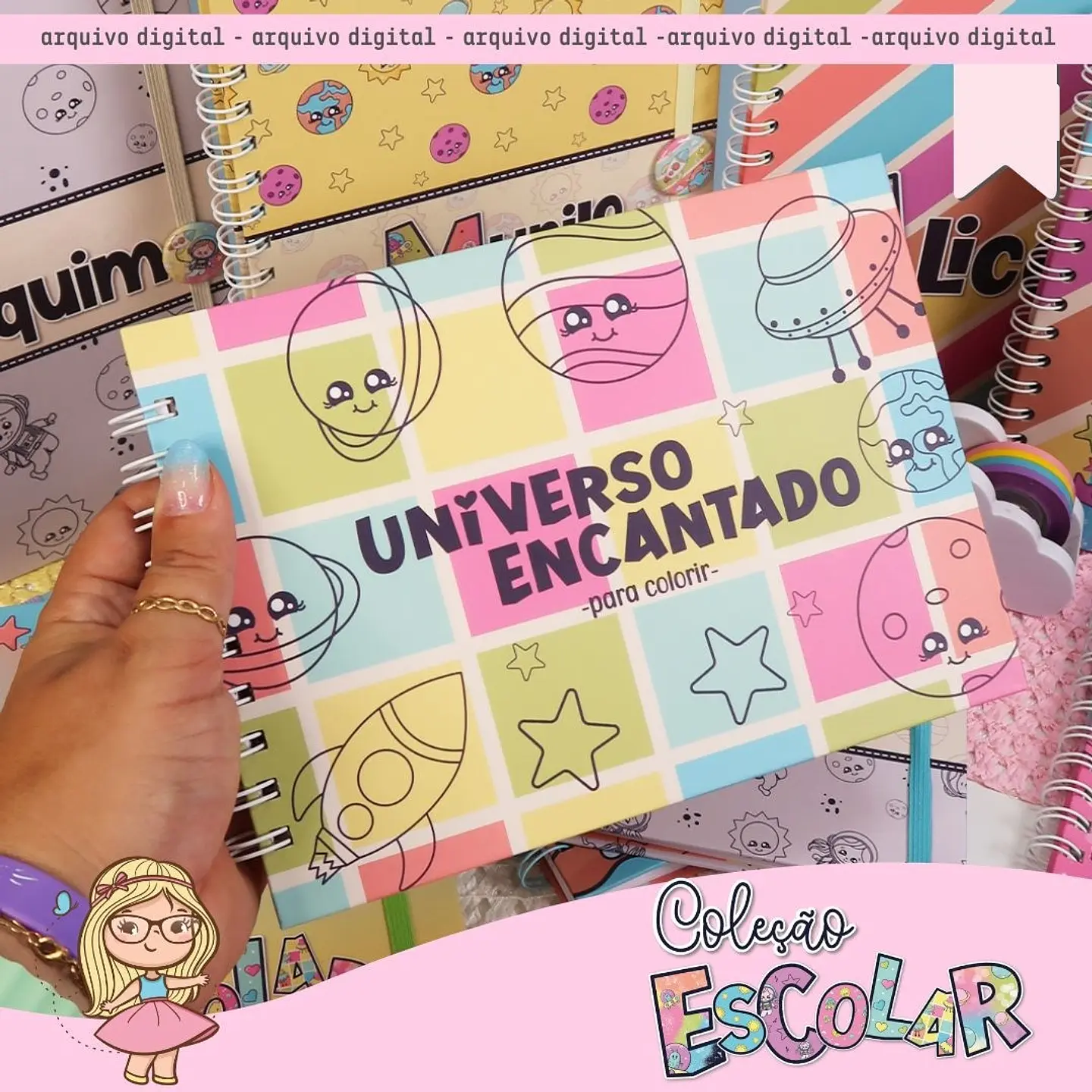 Arquivo Coleção Escolar 2025 Combo Completo - MIMOS PERSONALIZADOS 11