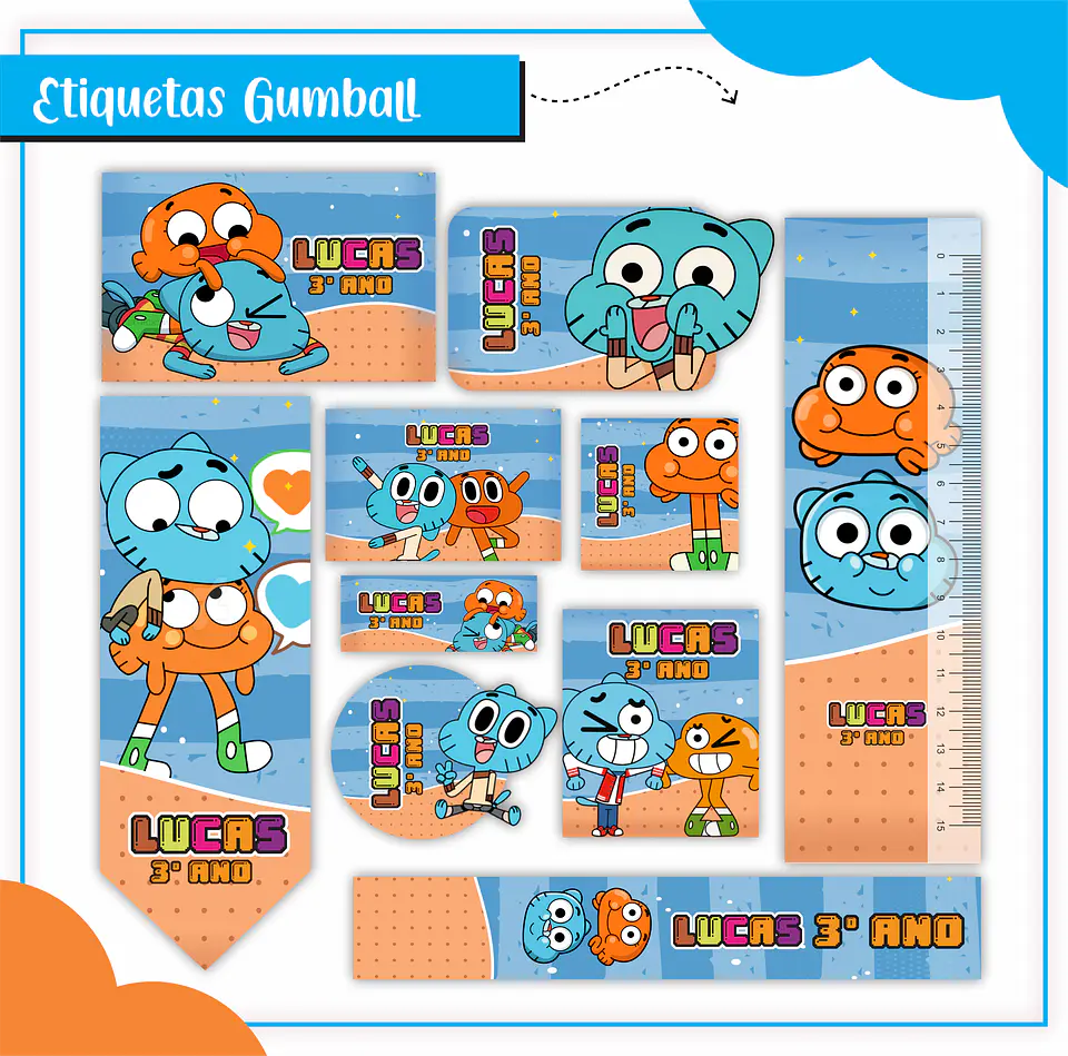 Arquivo Etiqueta Escola Menino Combo - Lina 26