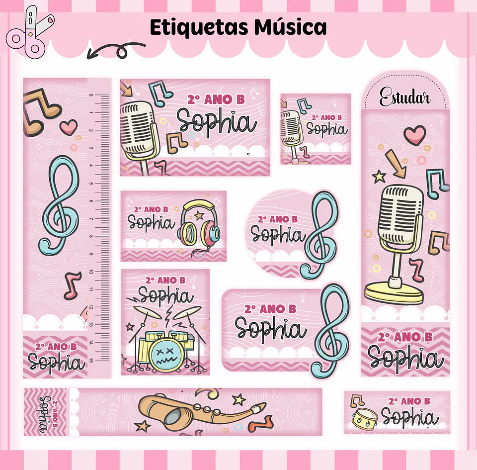 Arquivo Etiqueta Escola Música - Lina 1