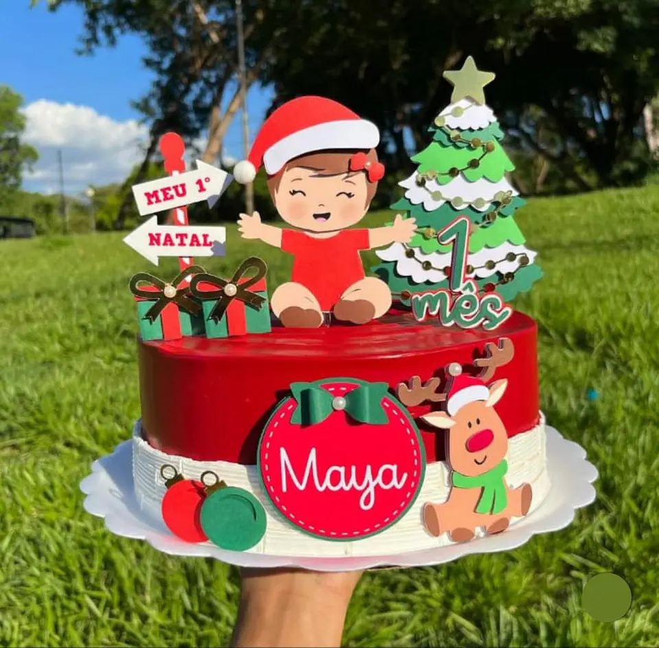 Arquivo de Corte Topo Meu Primeiro Natal 1
