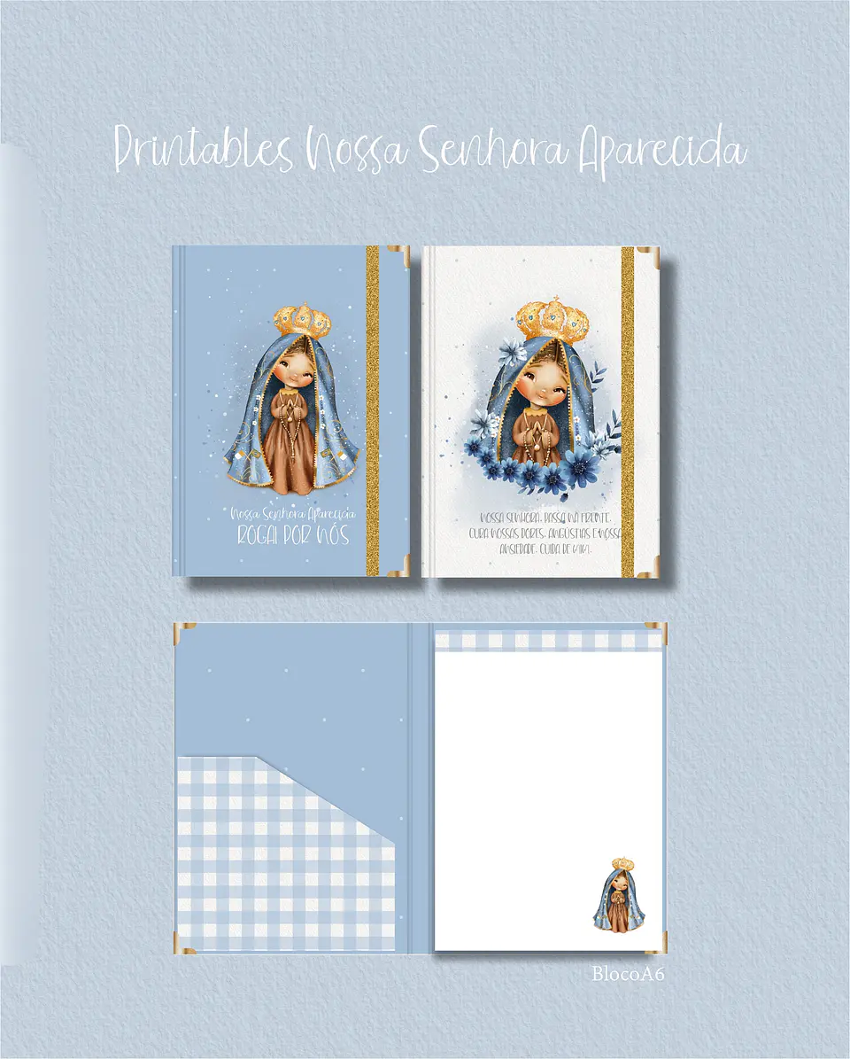 Arquivo Encadernação Combo Nossa Senhora Aparecida - CARINAS 3