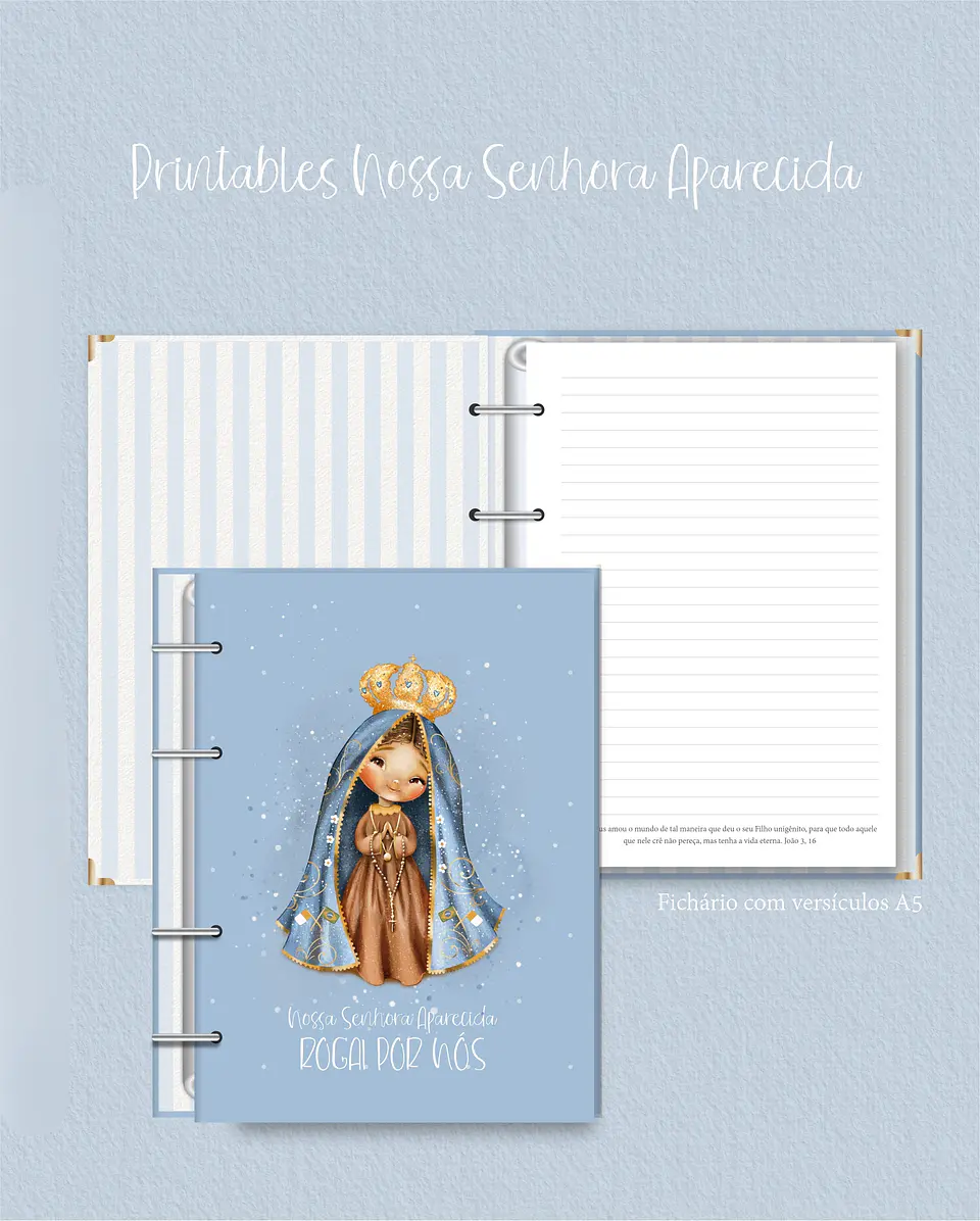 Arquivo Encadernação Combo Nossa Senhora Aparecida - CARINAS 8