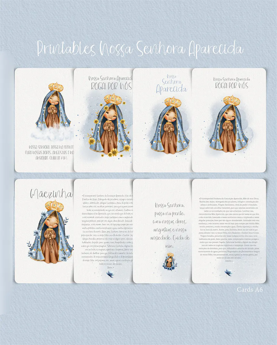 Arquivo Encadernação Combo Nossa Senhora Aparecida - CARINAS 9