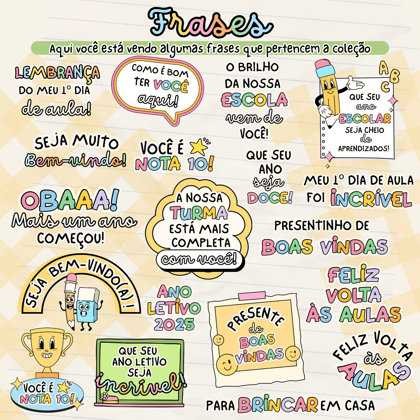 Arquivo Combo Completo Volta às Aulas 2025 - ILUSTRACIN 4
