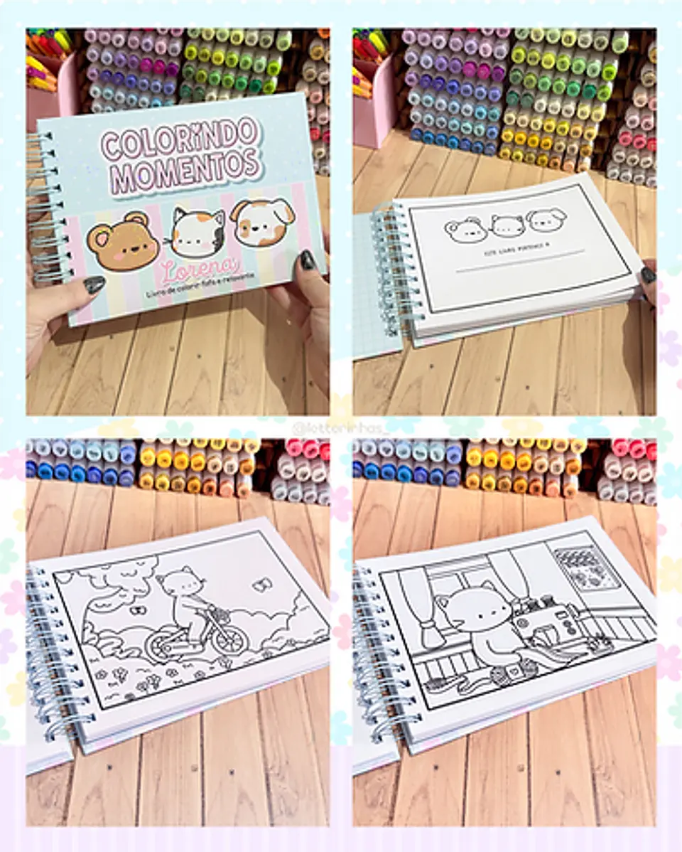 Arquivo Livro de Colorir Colorindo Momentos - LETTERINHAS 3