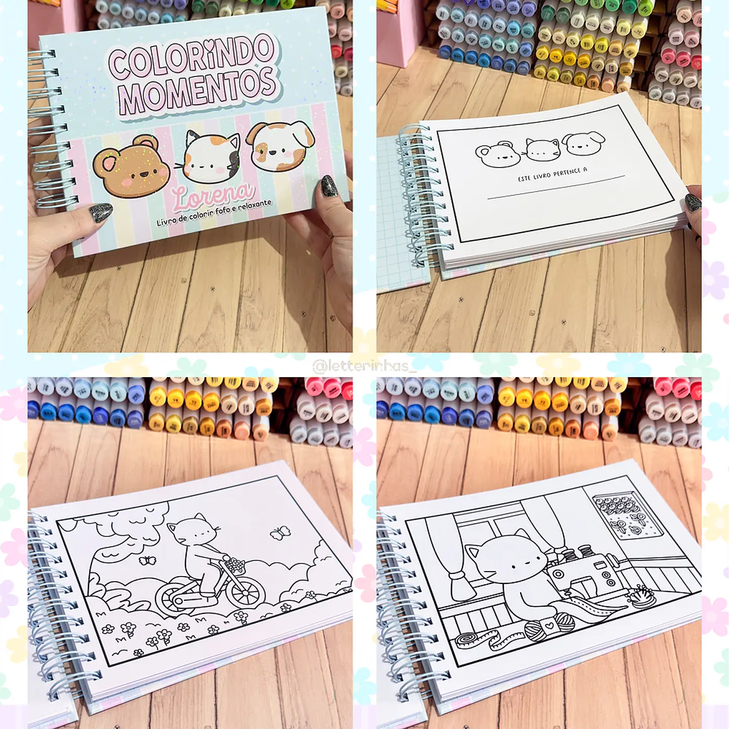 Arquivo Livro de Colorir Colorindo Momentos - LETTERINHAS 4