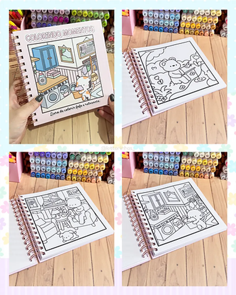 Arquivo Livro de Colorir Colorindo Momentos - LETTERINHAS 6