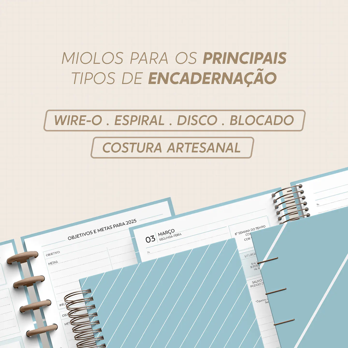Arquivo Miolos Agenda Católica 2025 | Datada – A5 e Mini 3