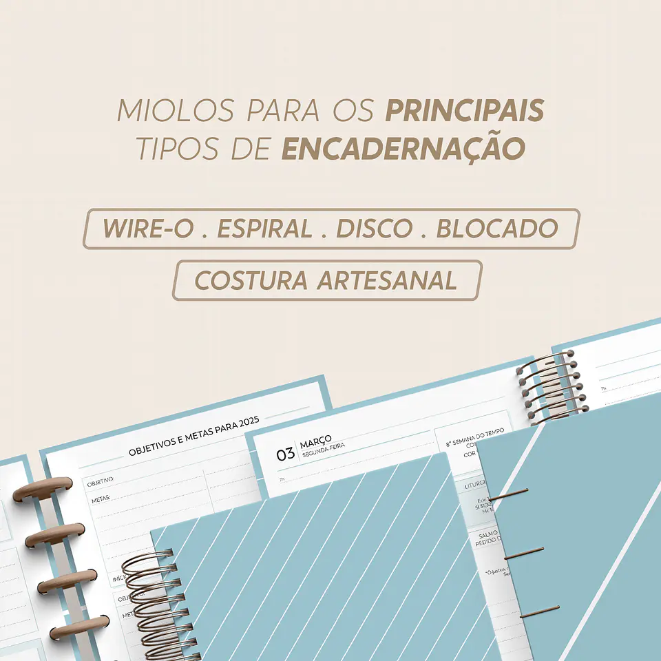 Arquivo Miolos Agenda Católica 2025 | Datada – A5 e Mini 3