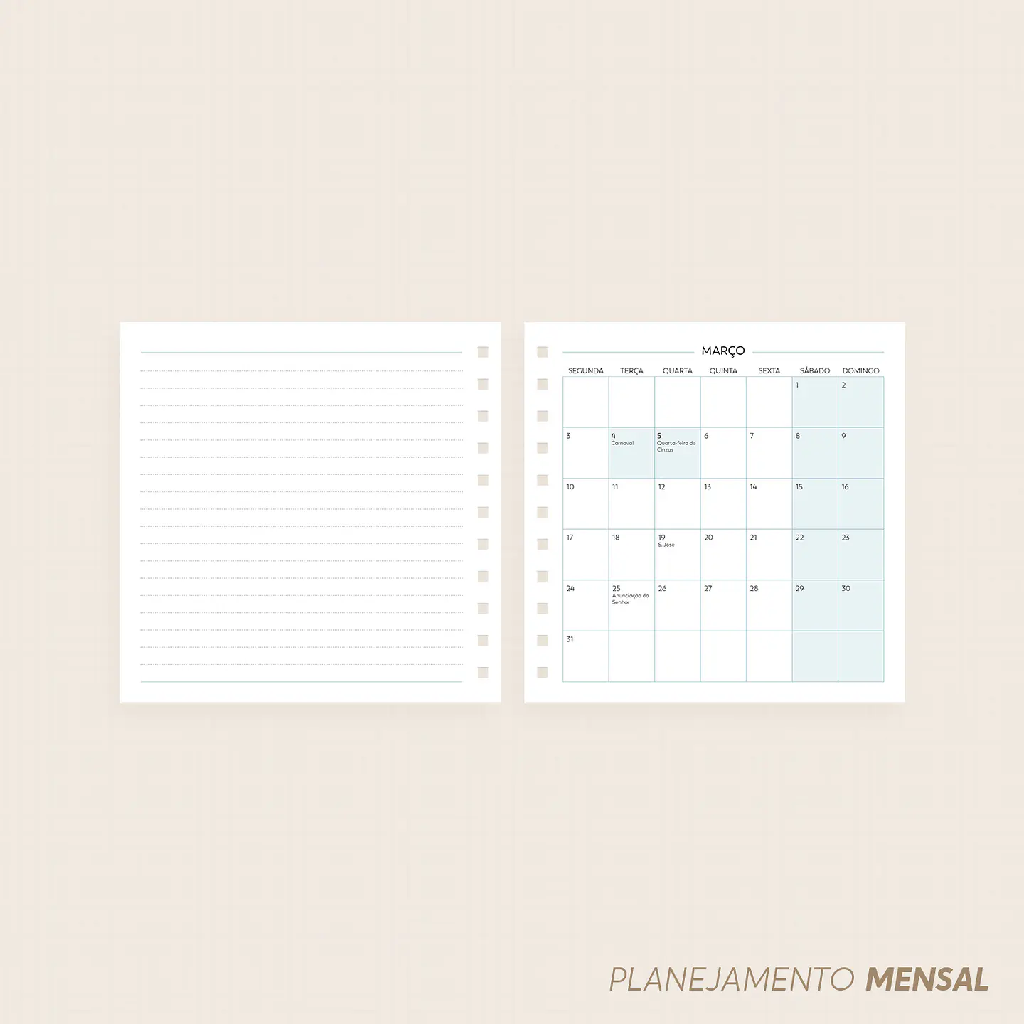 Arquivo Miolos Agenda Católica 2025 | Datada – A5 e Mini 5