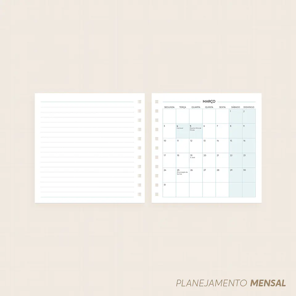 Arquivo Miolos Agenda Católica 2025 | Datada – A5 e Mini 5