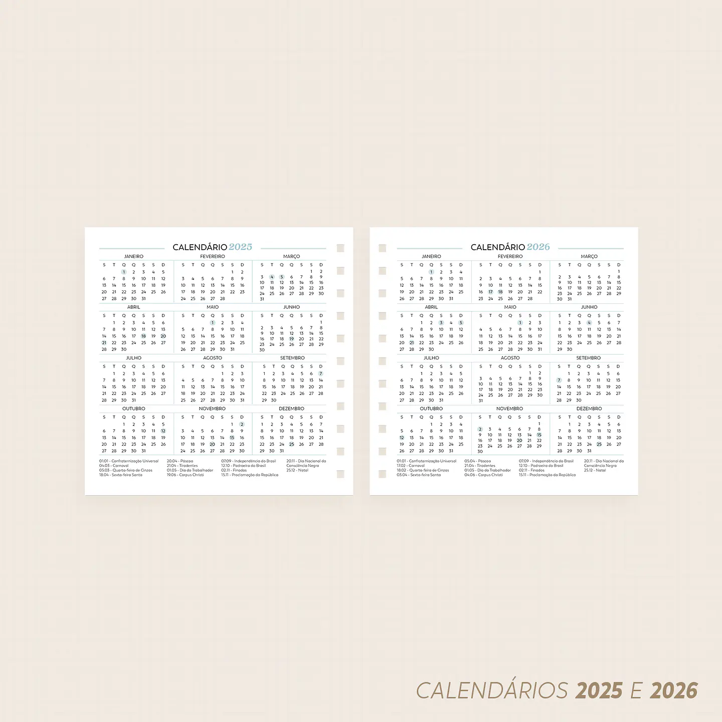 Arquivo Miolos Agenda Católica 2025 | Datada – A5 e Mini 8