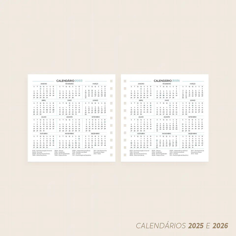 Arquivo Miolos Agenda Católica 2025 | Datada – A5 e Mini 8