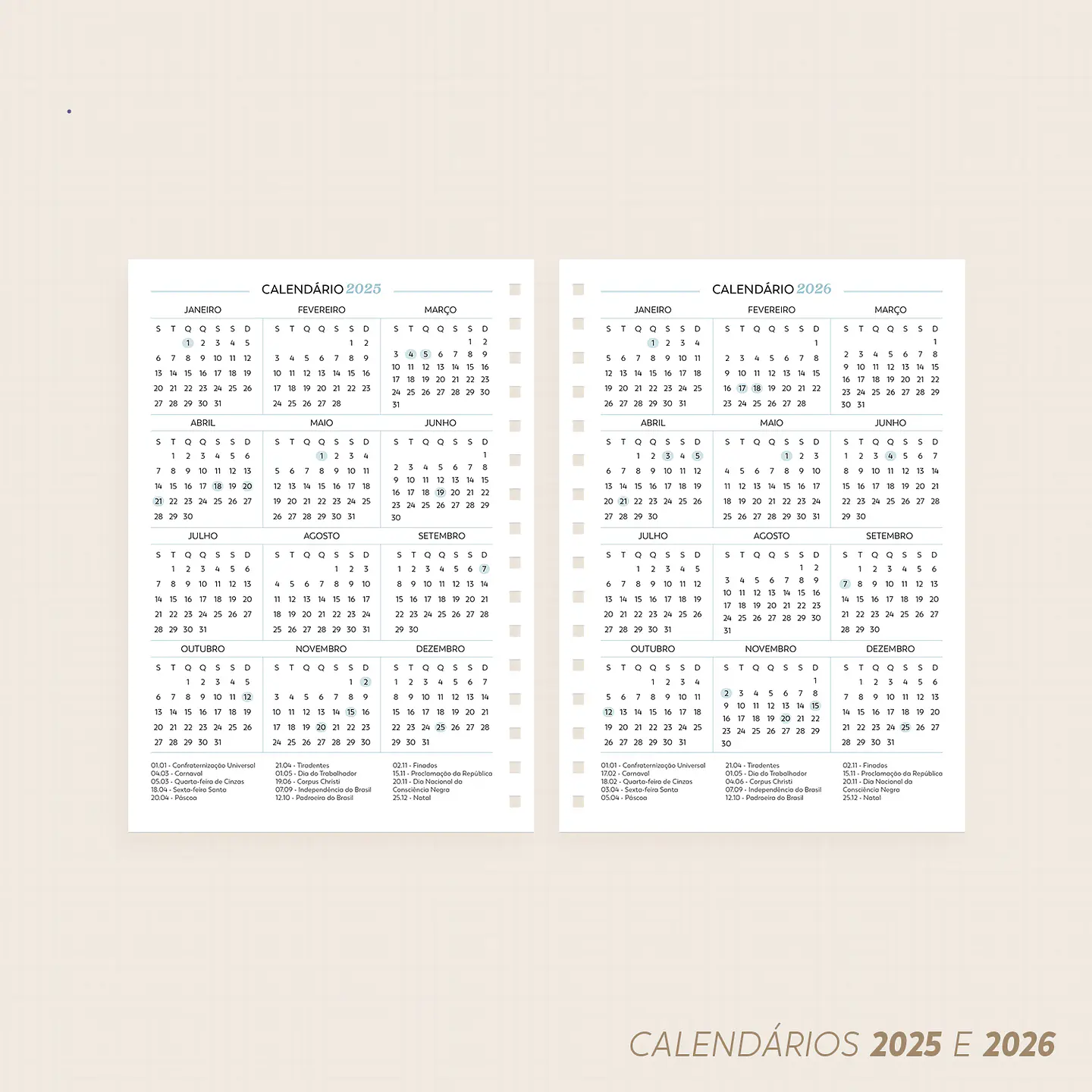 Arquivo Miolos Agenda Católica 2025 | Datada – A5 e Mini 14