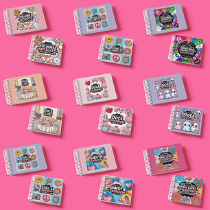 Arquivo Livros de Colorir Combo 13 Modelos - LE POLY