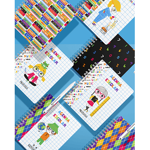 Arquivo Combo Agenda Escolar 2025 - BICHO PAPEL