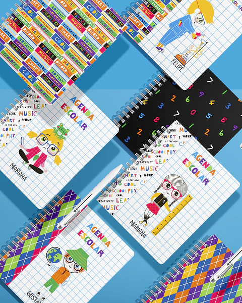 Arquivo Combo Agenda Escolar 2025 - BICHO PAPEL