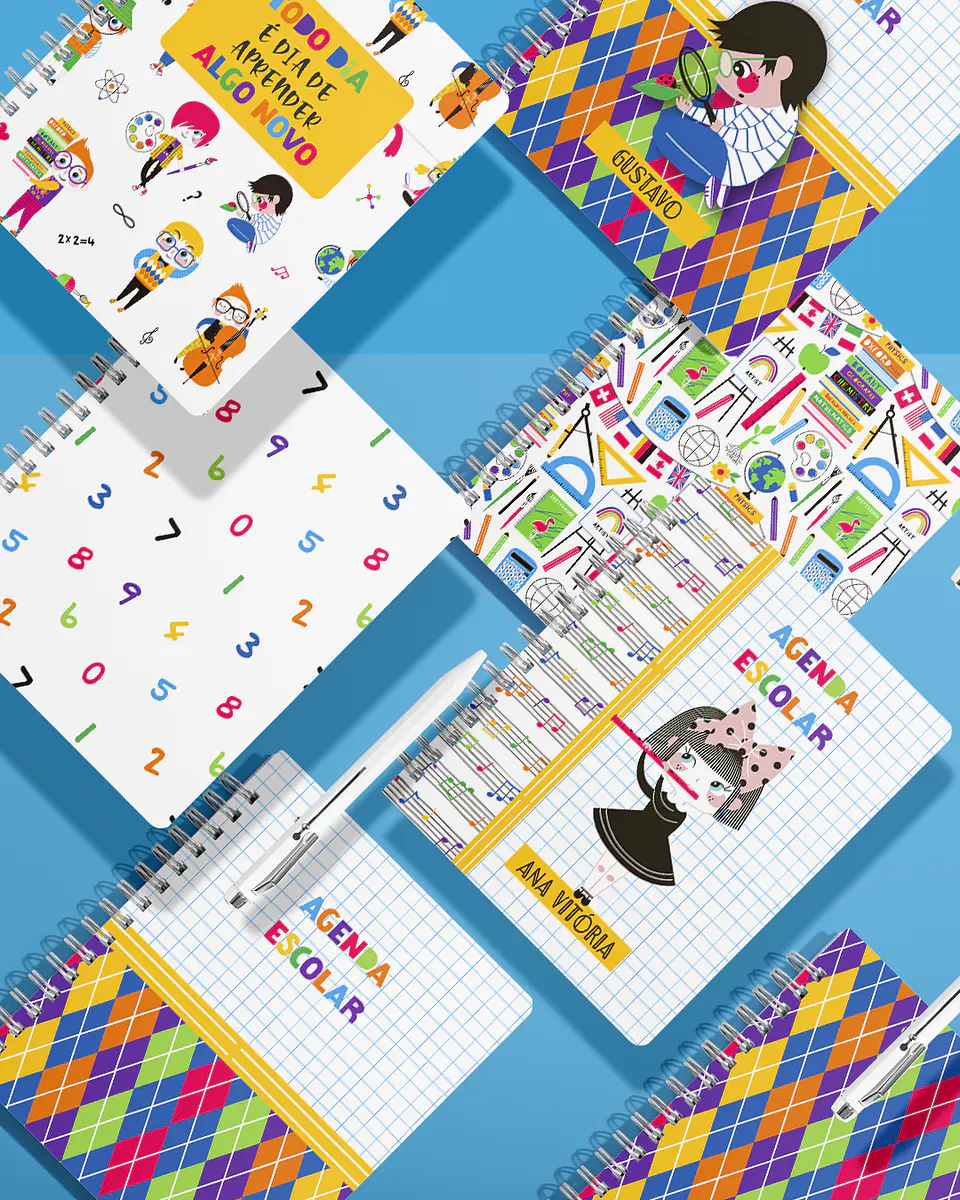 Arquivo Combo Agenda Escolar 2025 - BICHO PAPEL 2